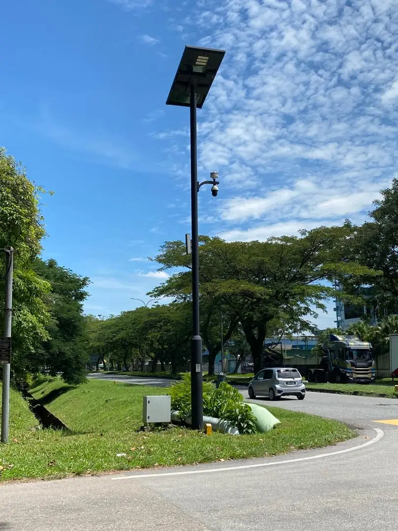 Real ESG Smart Pole installation photo 3