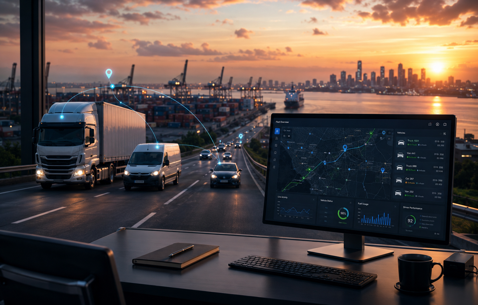 Fleet monitoring visual